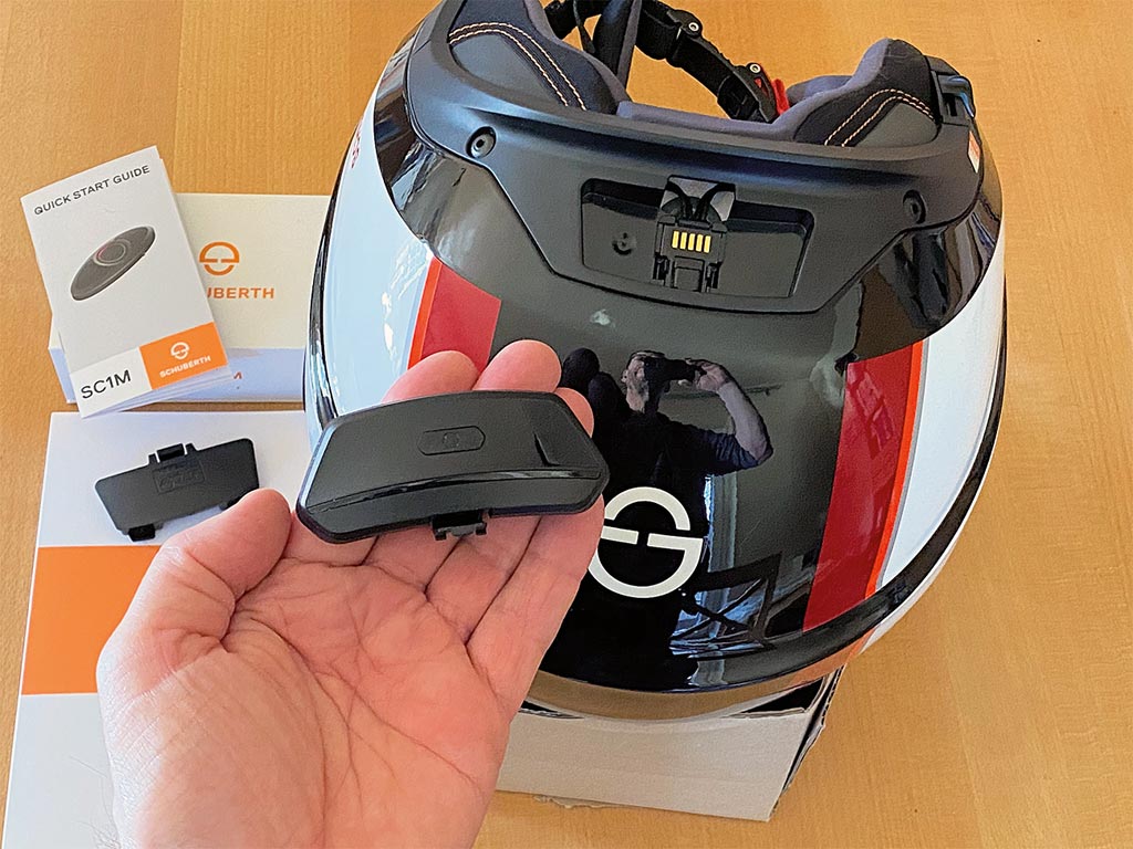 SCM1 Einbau in Schuberth M1 Pro