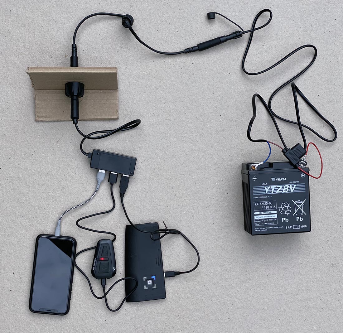 Versuchsaufbau / Montage-Schema