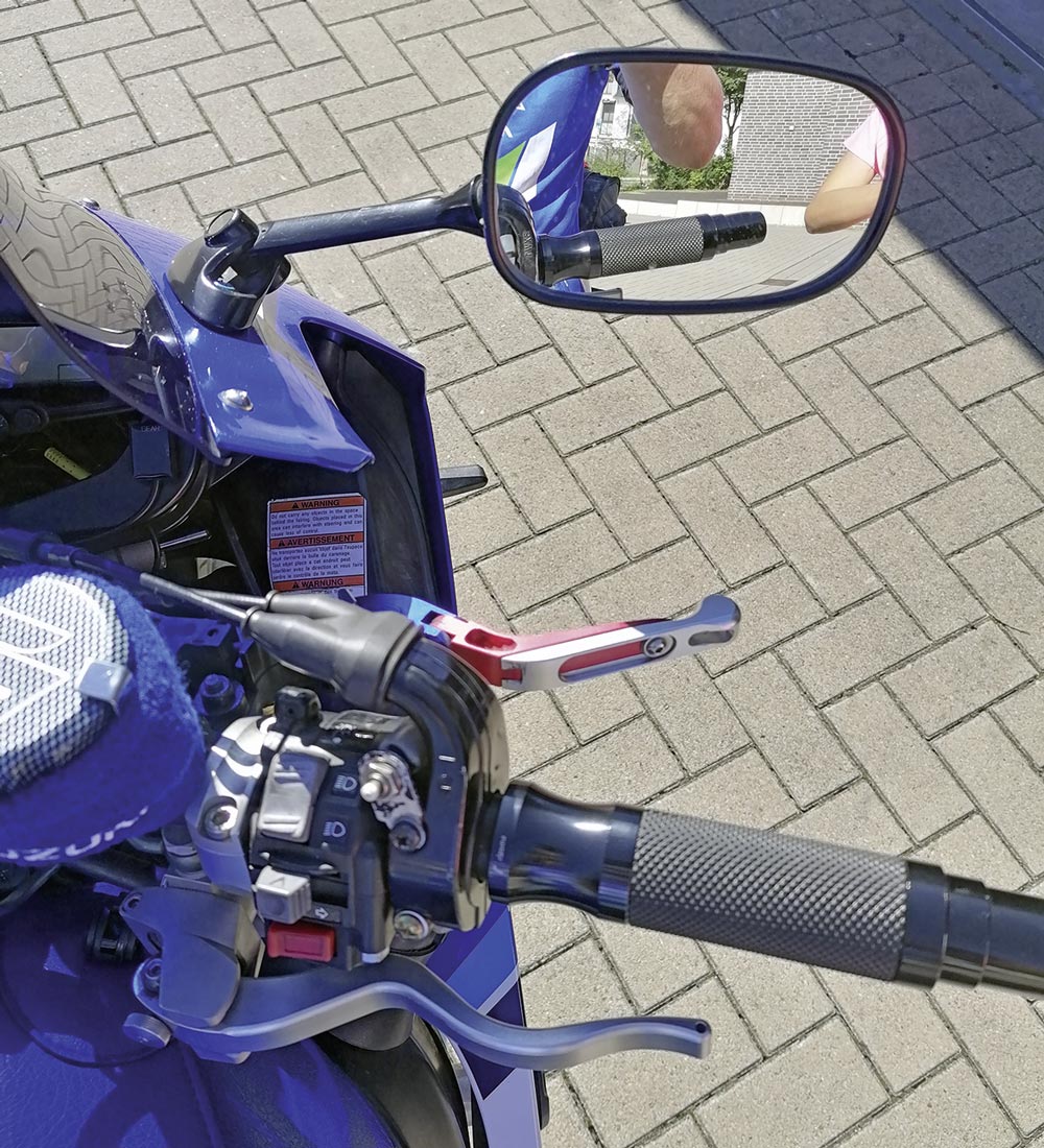 Daumenbremse und Kupplung auf der Rechten Seite