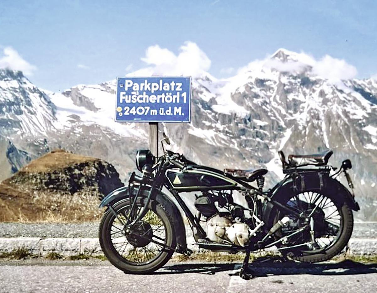 D-Rad R9 Bj. 1929 am Großglockner