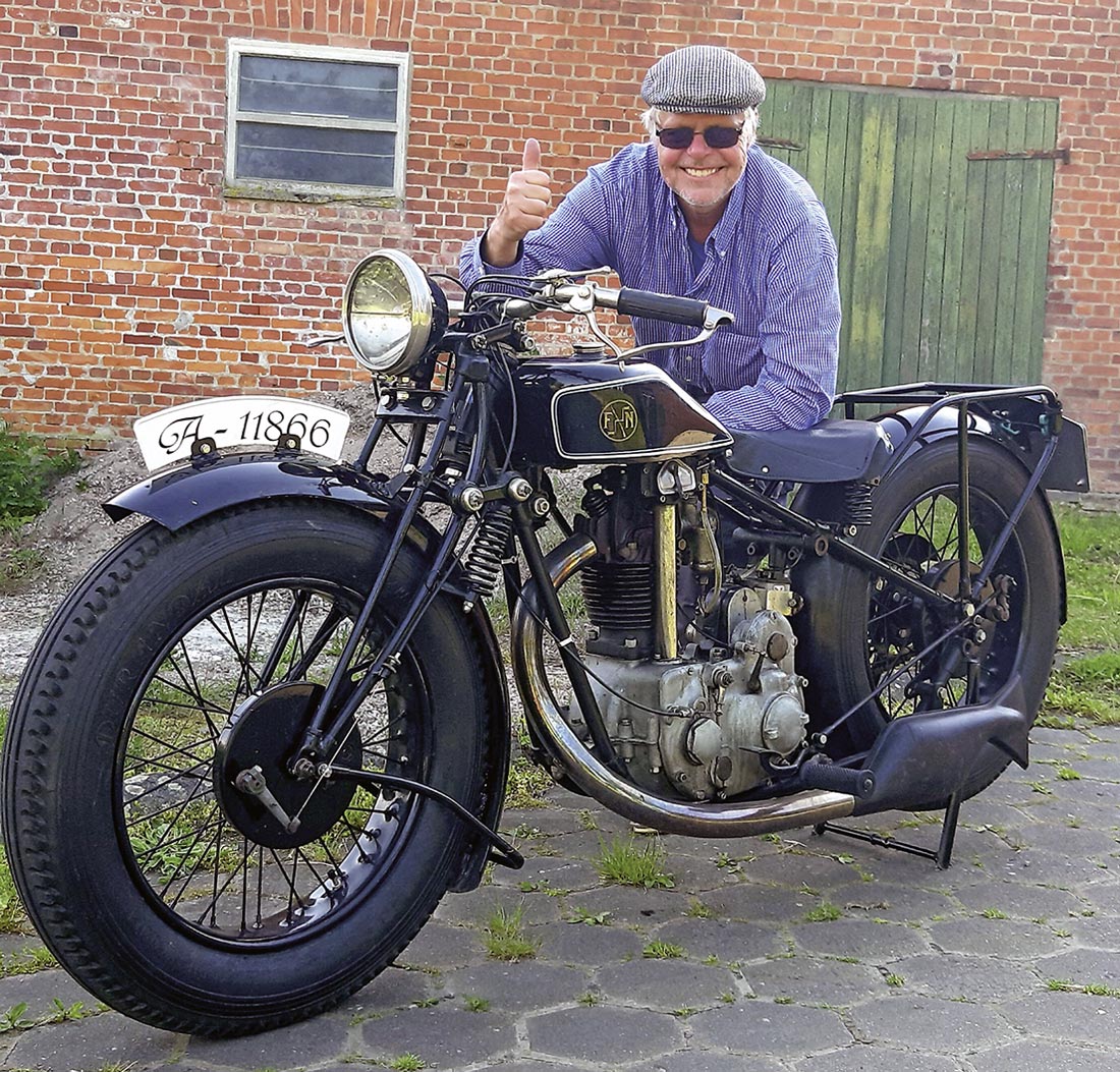 FN, kopfgesteuerter 500er Einzylinder von 1929