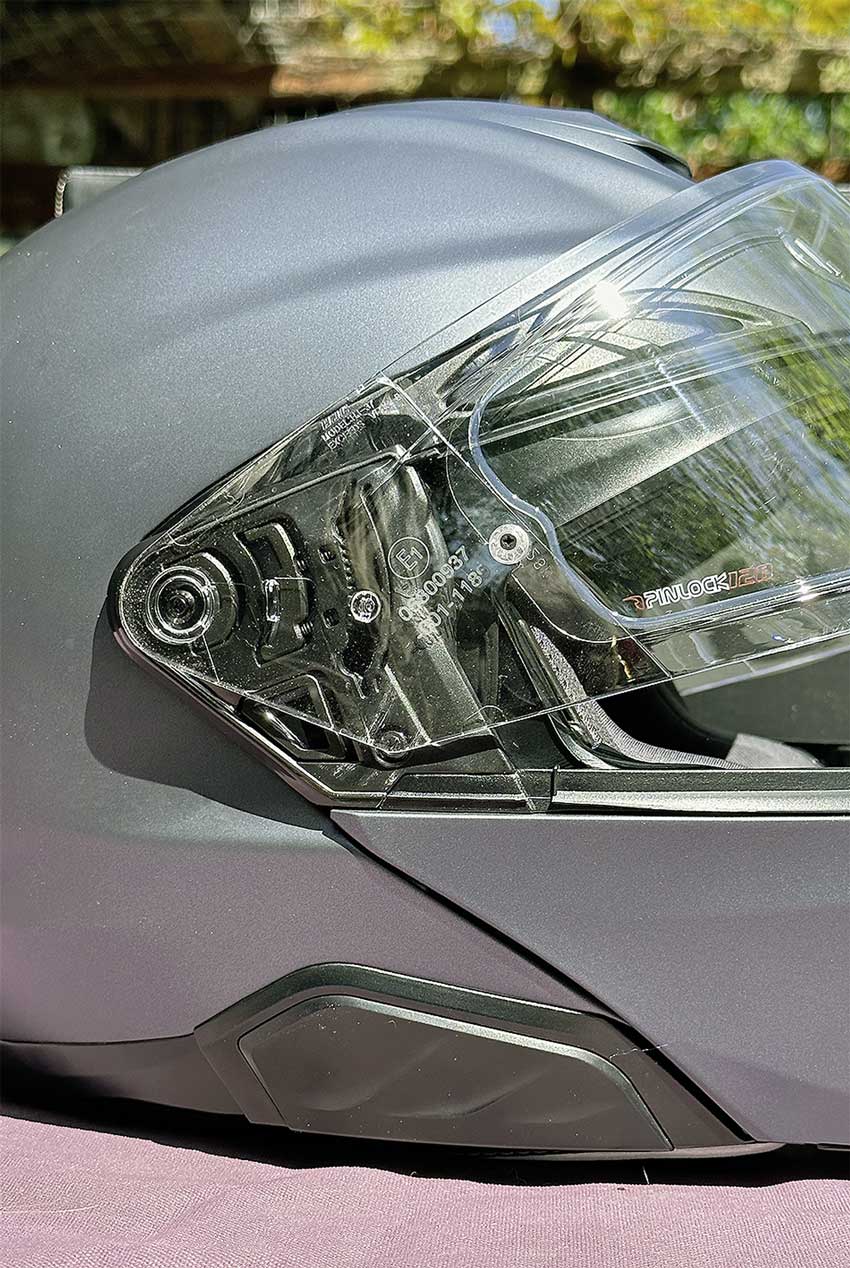 Pinlock 120 und Abdeckplatte für Smart HJC 50B