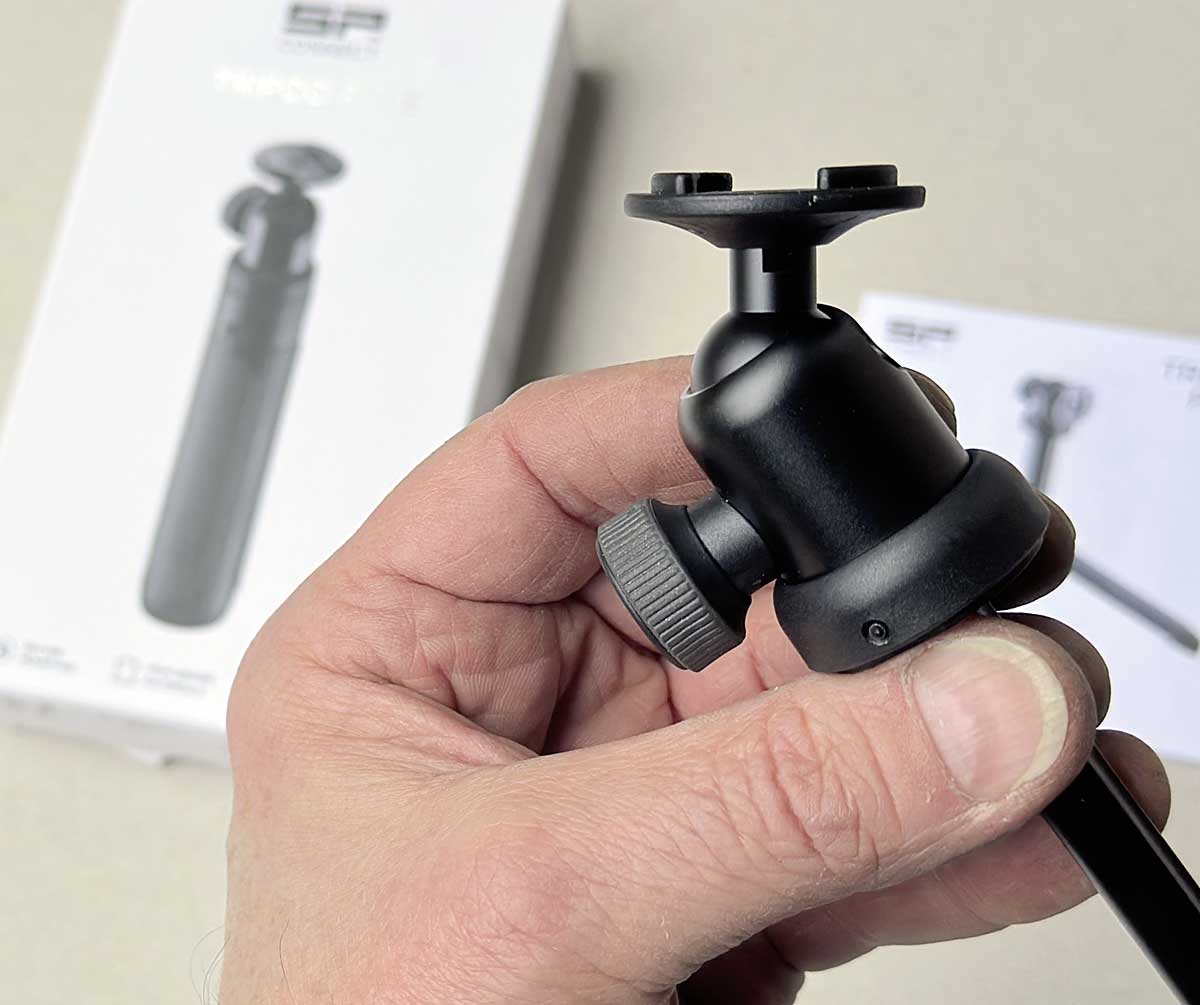 Kugelkopf des SP Connect Tripod Pole