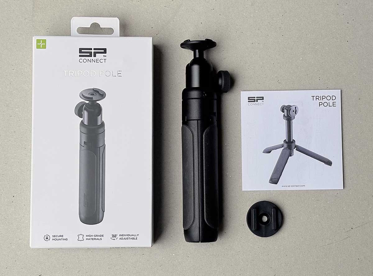 Tripod Pole voll eingefahren